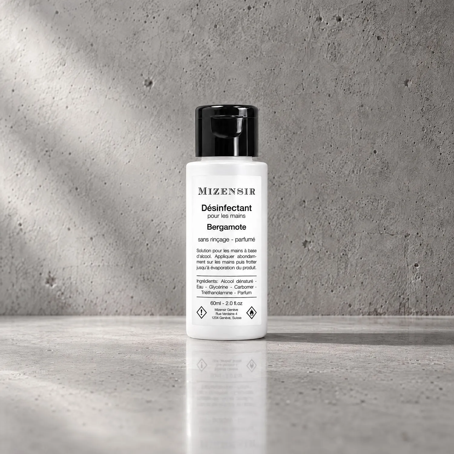 Mizensir Bergamote håndsprit 60 ml citrus
