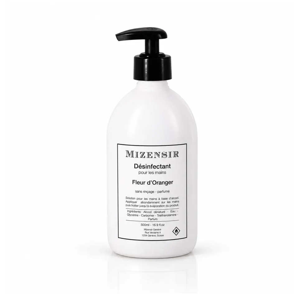Mizensir Fleur dOranger håndsprit 500ml appelsinblomst