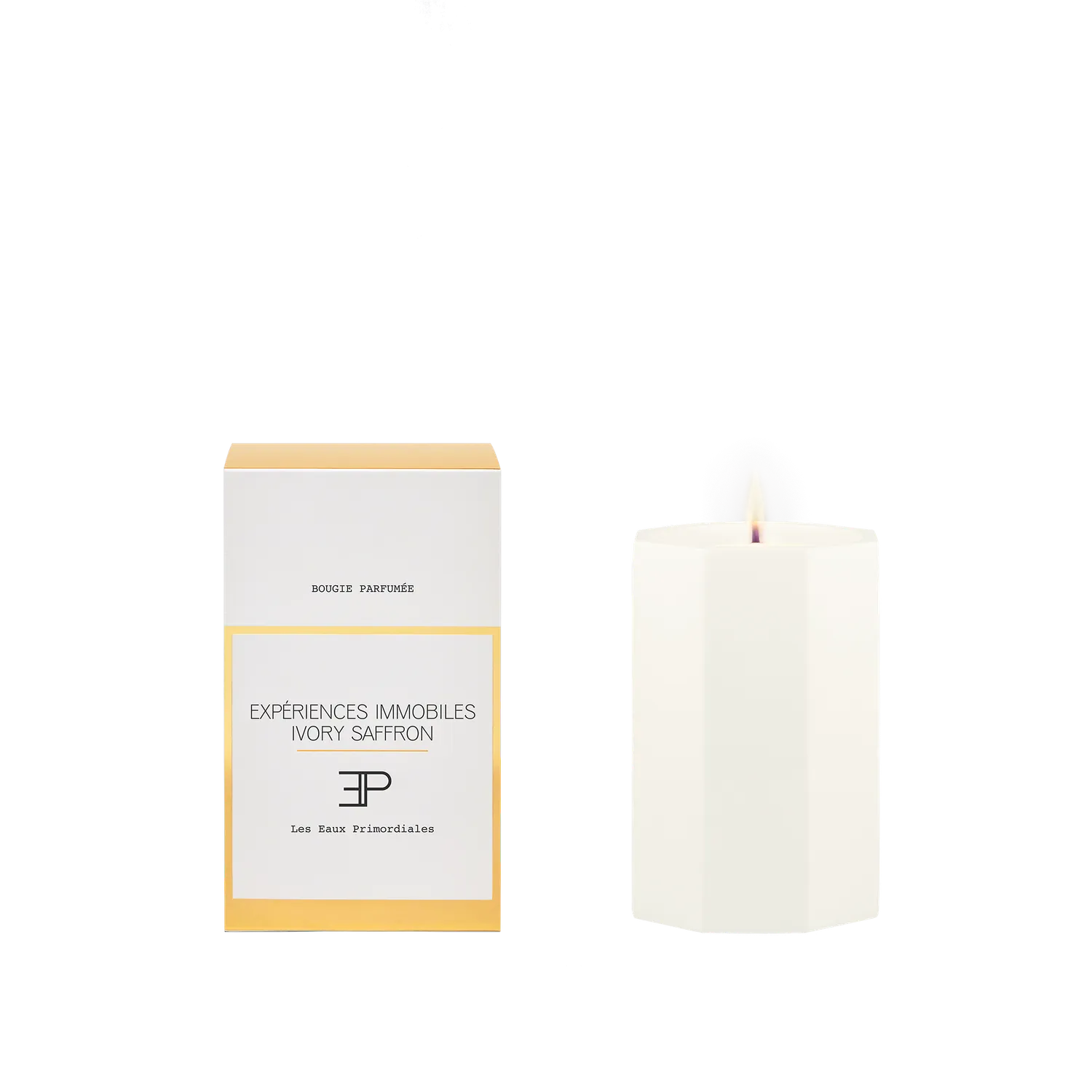 Les Eaux Primordiales Ivory Saffron duftlys 500g keramik