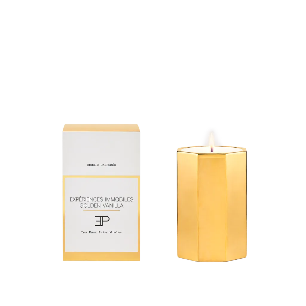 Les Eaux Primordiales Golden Vanilla duftlys 500g vanilje