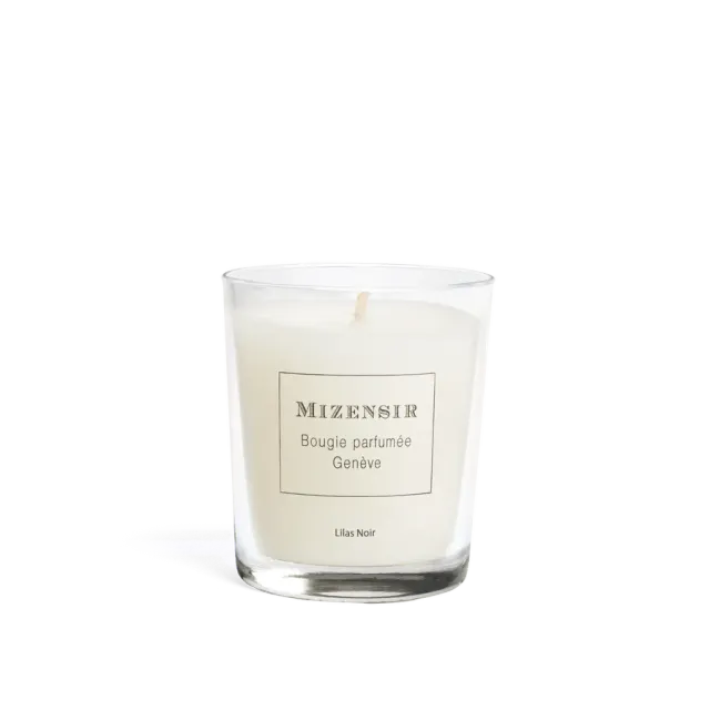 MIZENSIR Lilas Noir mini duftlys 90g mørk syren