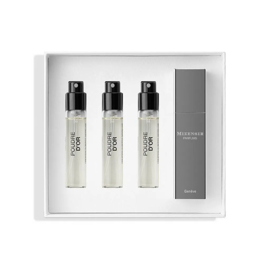 MIZENSIR Poudre dOr rejseforstøver pudret floral