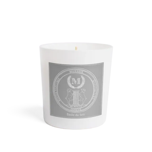 Mizensir Etoile du Soir duftlys 230g hvid lilje