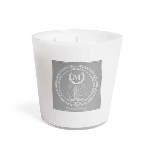 Mizensir Vacances d'Hiver duftlys 1500g træagtig