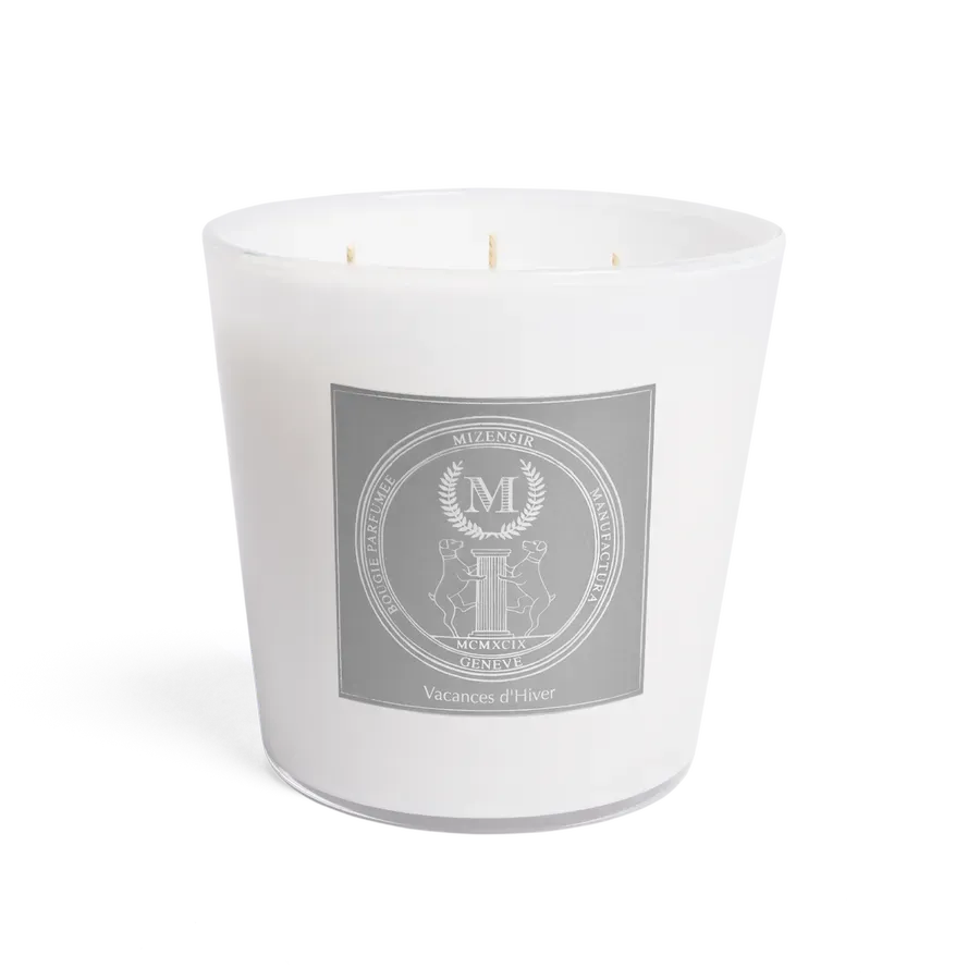 Mizensir Vacances d'Hiver duftlys 1500g træagtig
