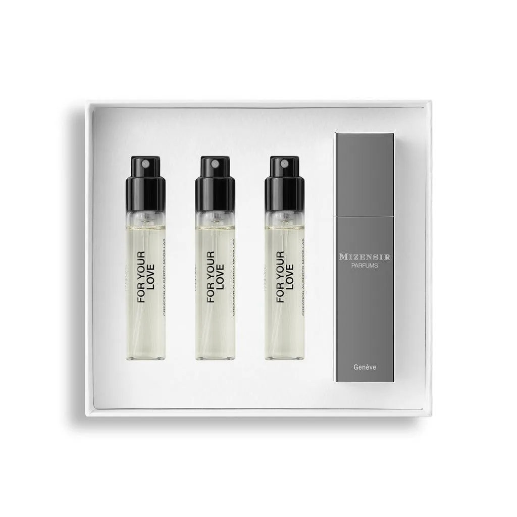 Mizensir For Your Love rejseparfume hindbær og moskus