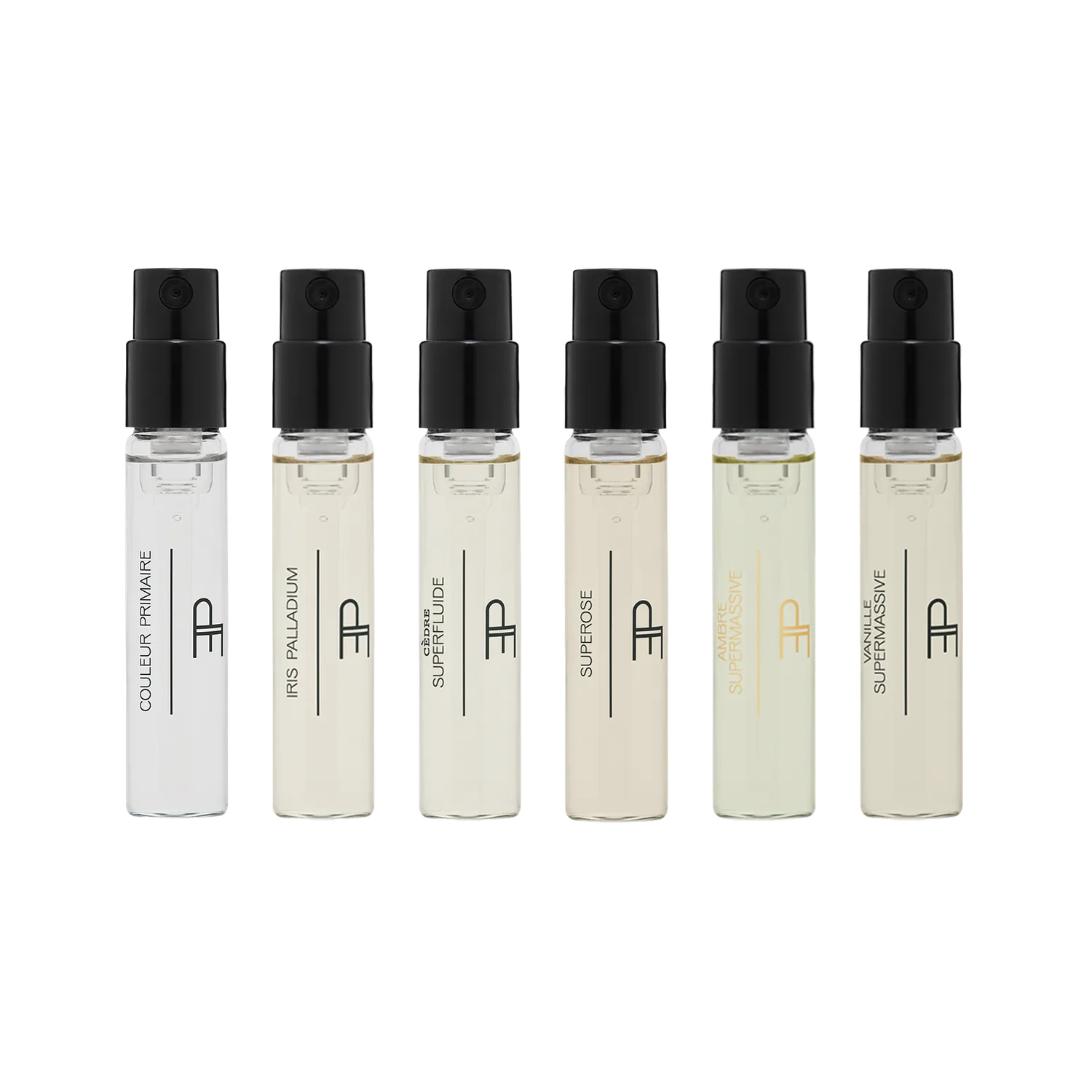 Les Eaux Primordiales Discovery Bold Iconic parfumesæt 9x2,5ml krydret