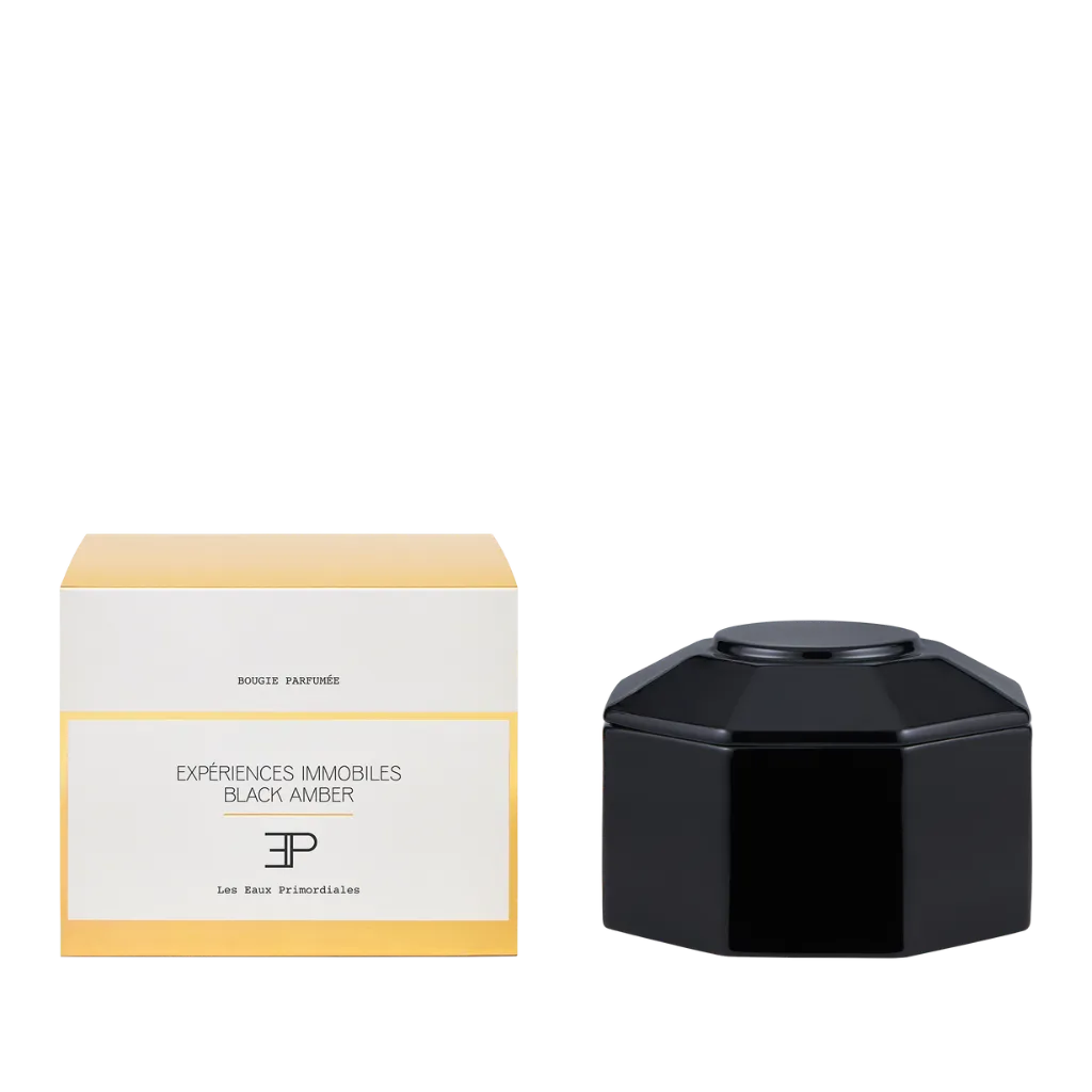 Les Eaux Primordiales Black Amber duftlys 500 g æble