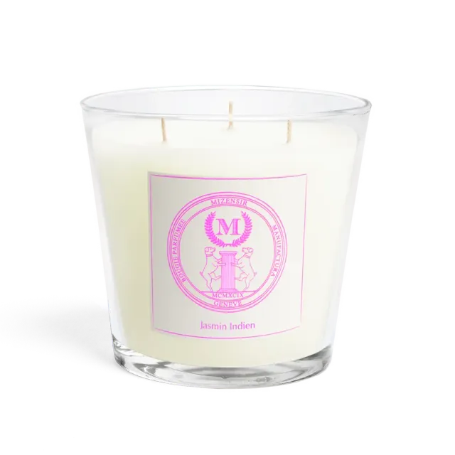 Mizensir Jasmin Indien duftlys 1500 g hvid blomsterduft