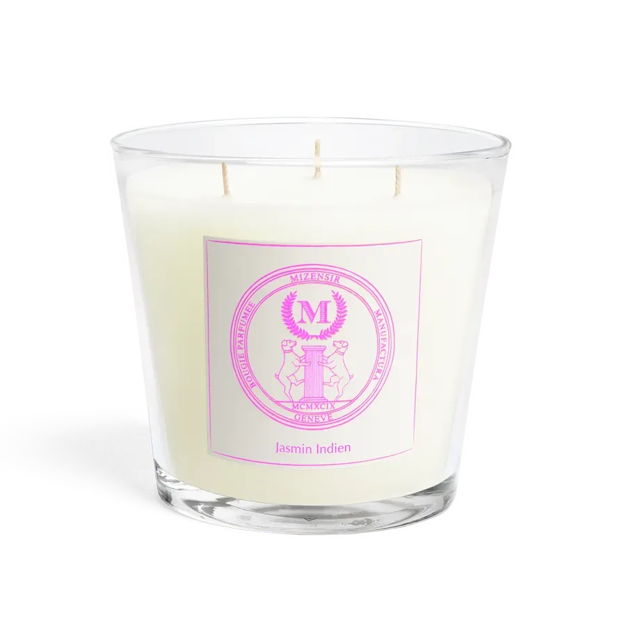 Mizensir Jasmin Indien duftlys 1500 g hvid blomsterduft