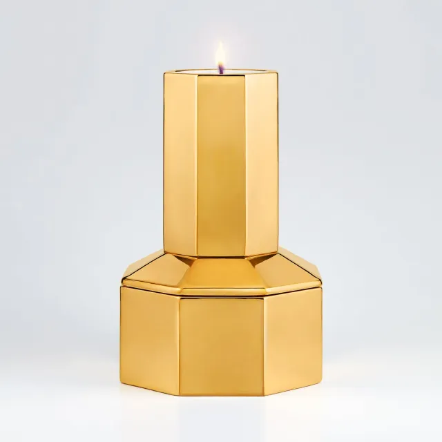 Les Eaux Primordiales Golden Vanilla duftlys 500g vanilje