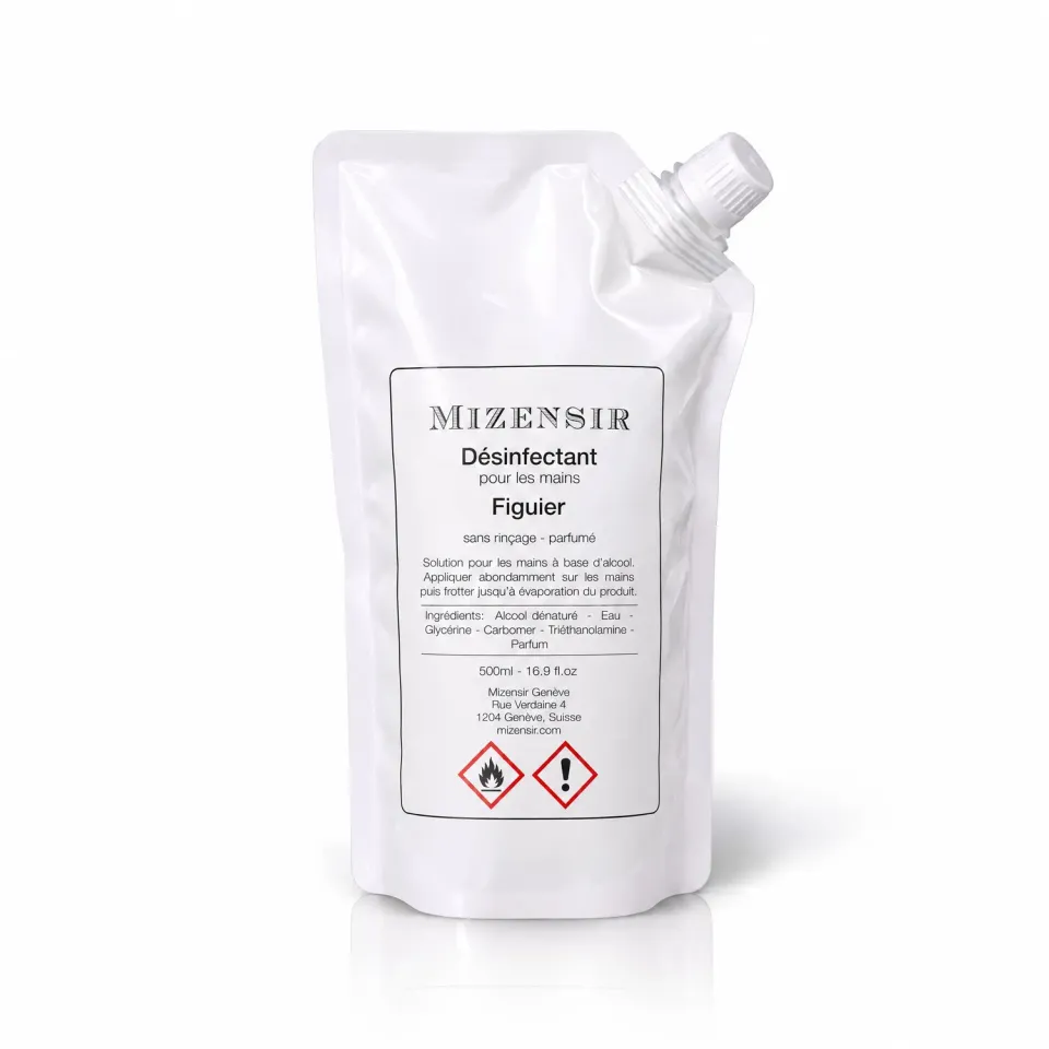 Mizensir Figuier håndgel refill 500ml figen