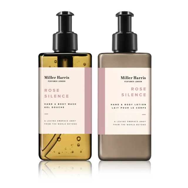 Miller Harris Rose Silence sæt 300ml håndpleje