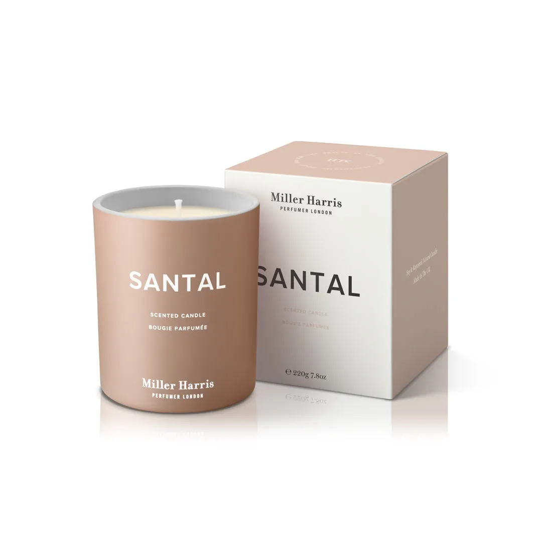 Miller Harris Santal duftlys 200g sandeltræ