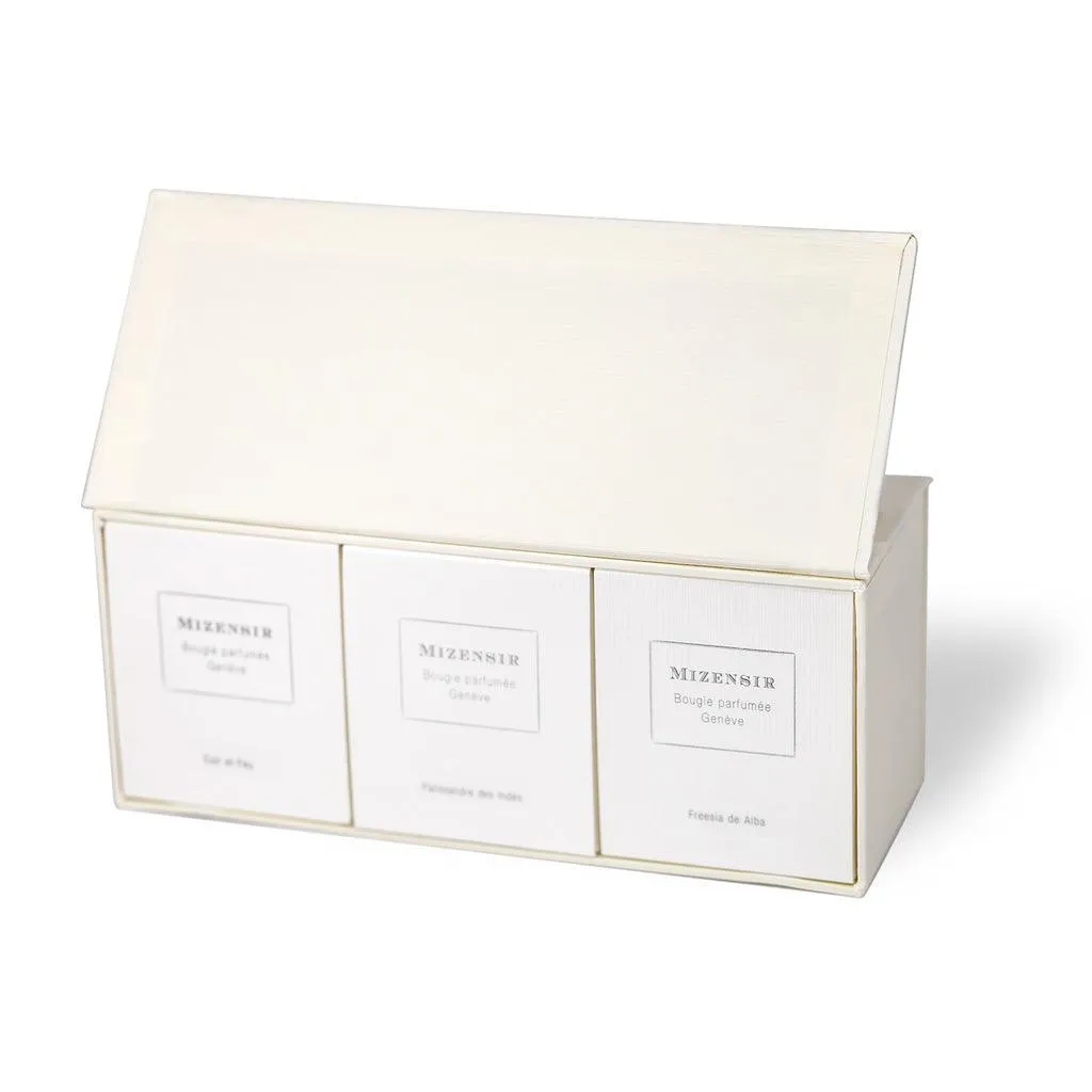 Mizensir Trilogy Box duftlys 3x90g sammensæt selv