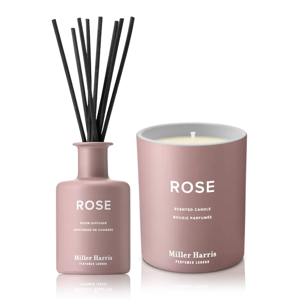 Miller Harris Rose duftsæt 150ml/200g musk