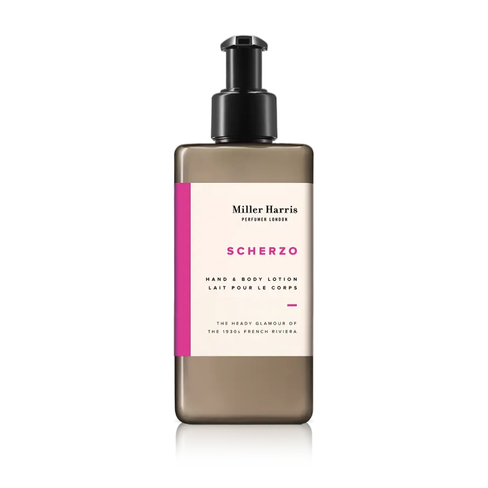 Miller Harris Scherzo hånd- og bodylotion 300ml oud