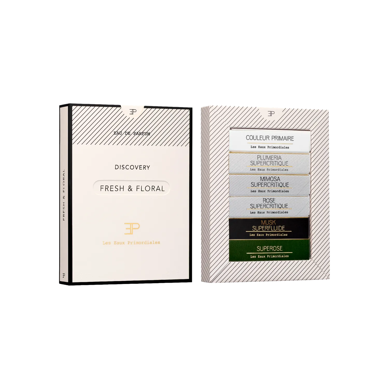 Les Eaux Primordiales Discovery Fresh Floral parfumesæt 9x2,5ml blomstret