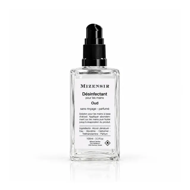 Mizensir Oud håndsprit 100 ml træagtig rose