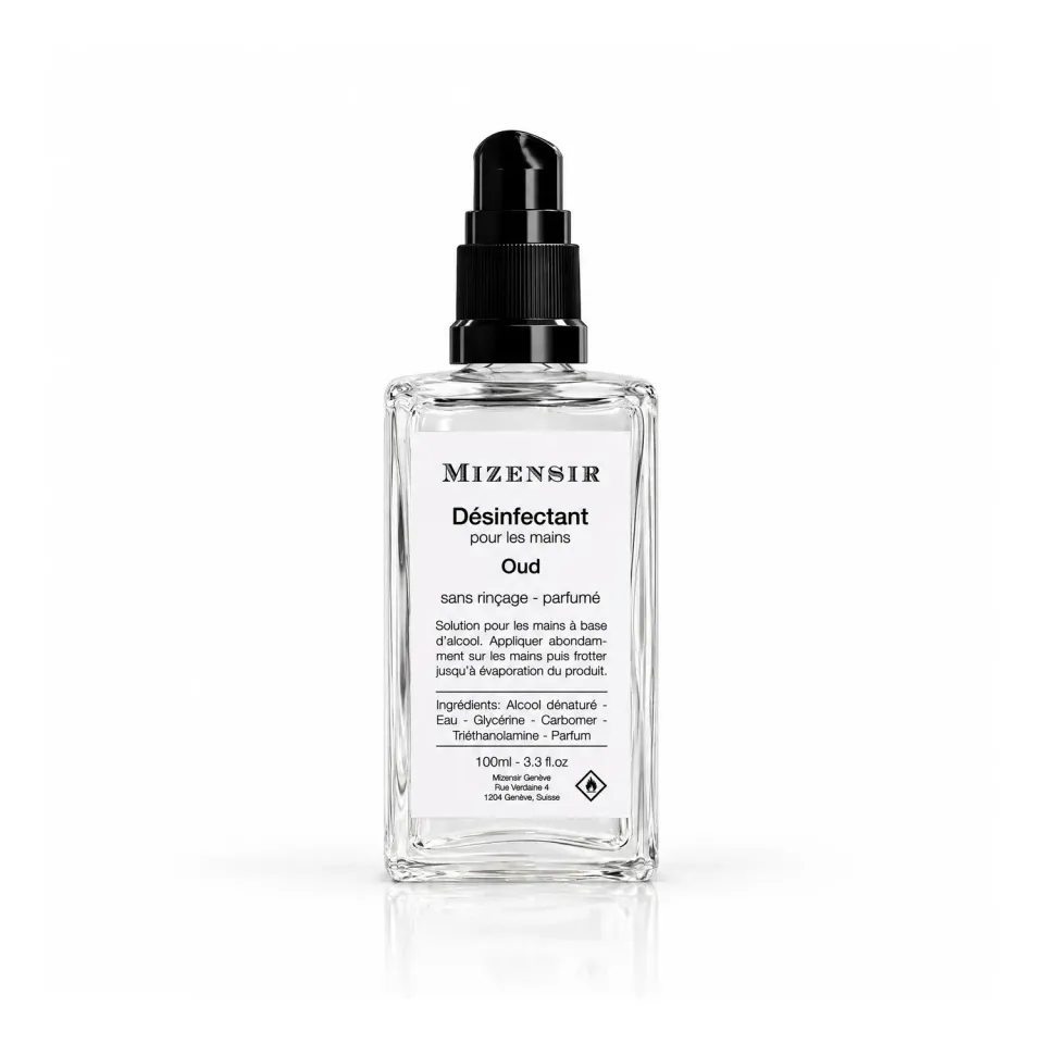 Mizensir Oud håndsprit 100 ml træagtig rose