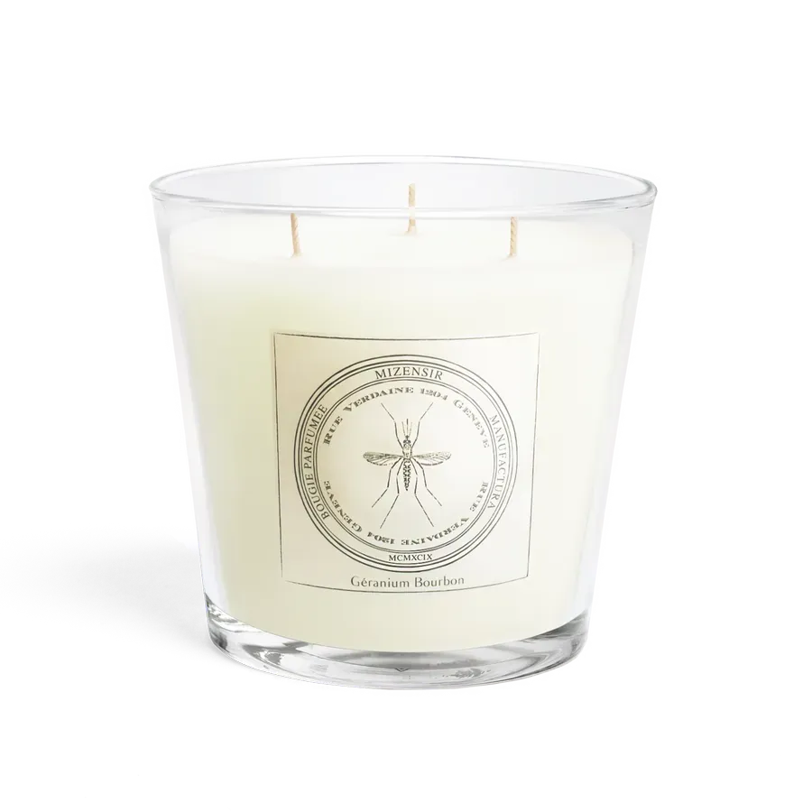 MIZENSIR Géranium Bourbon duftlys 1500 g mod myg