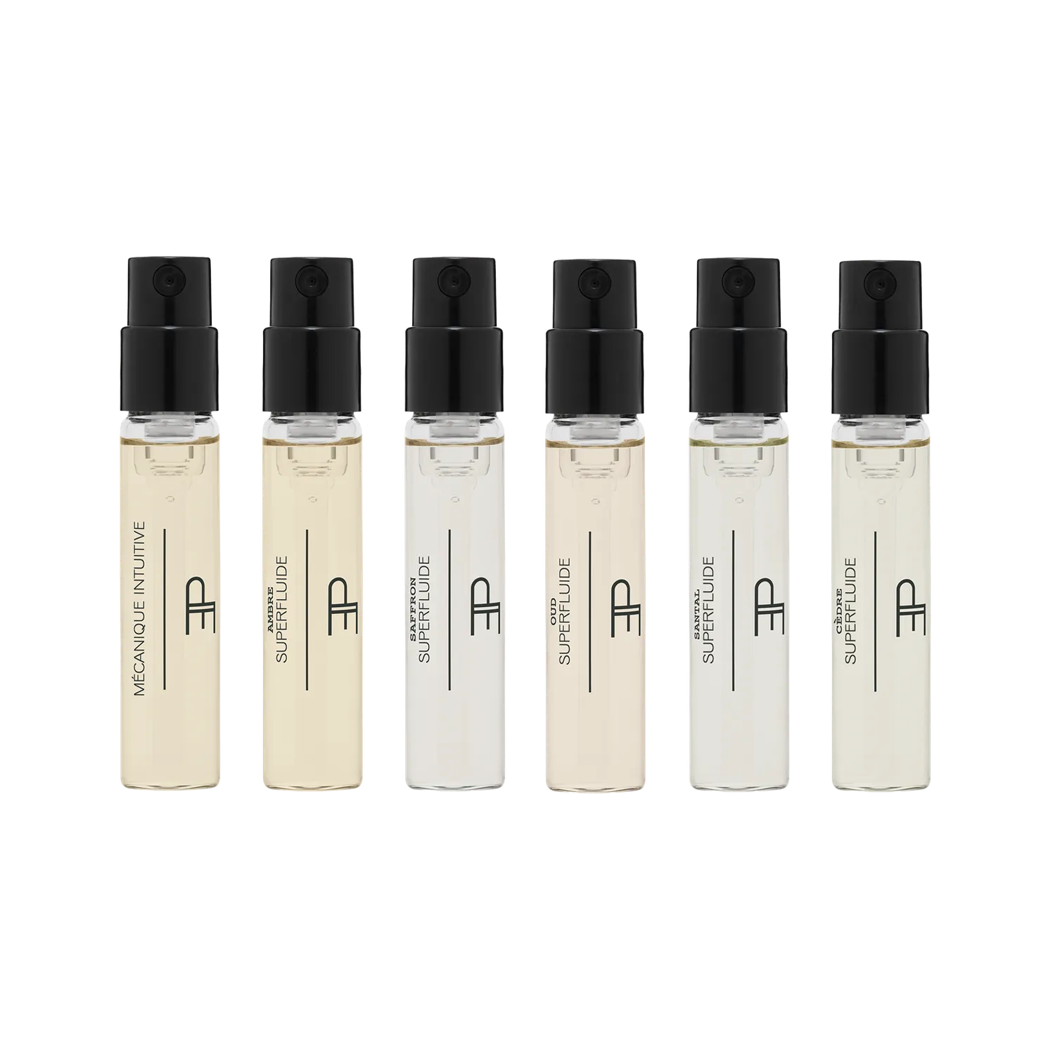 Les Eaux Primordiales Discovery parfumesæt 6 x 2,5 ml woody