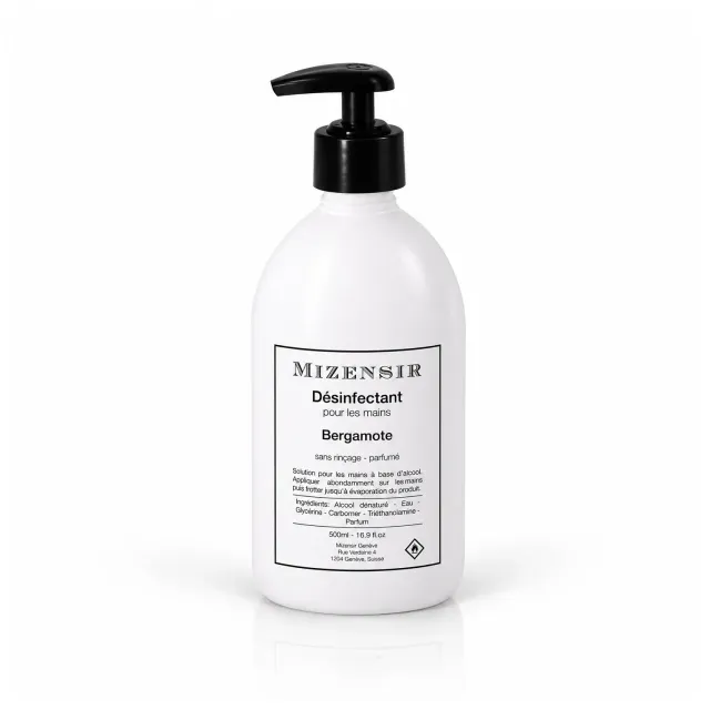 Mizensir Bergamote håndsprit 500ml alkoholbaseret