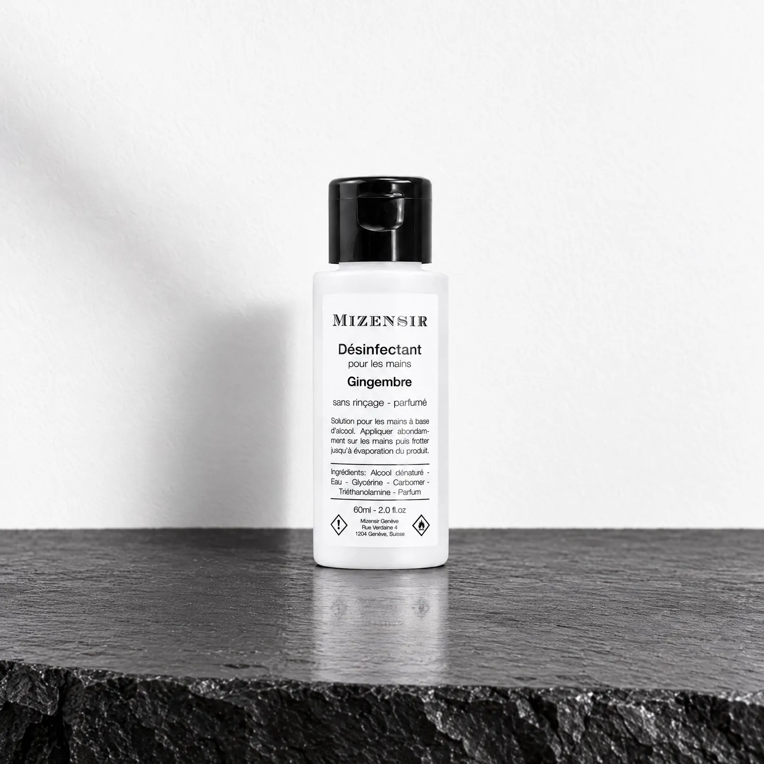 Mizensir Gingembre håndsprit 60ml – krydret ingefærduft