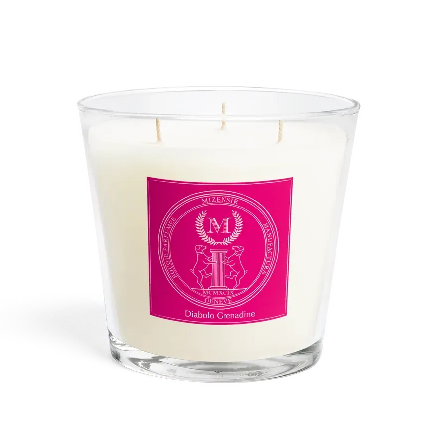 MIZENSIR Diabolo Grenadine stort duftlys 1500g frugt
