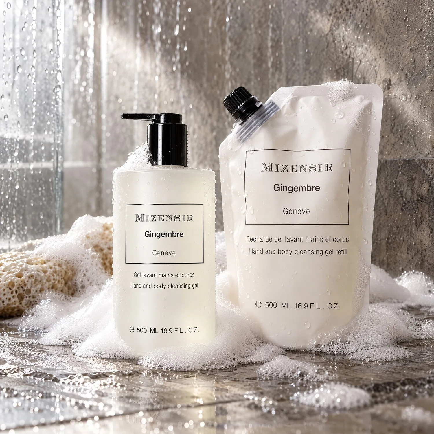 Mizensir Gingembre shower gel refill ingefær