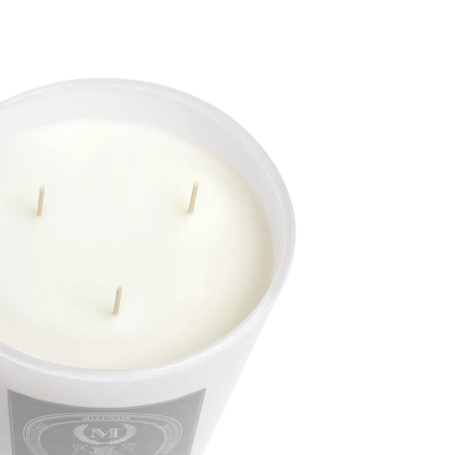 Mizensir Etoile du Soir stort duftlys 1500 g hvid lilje