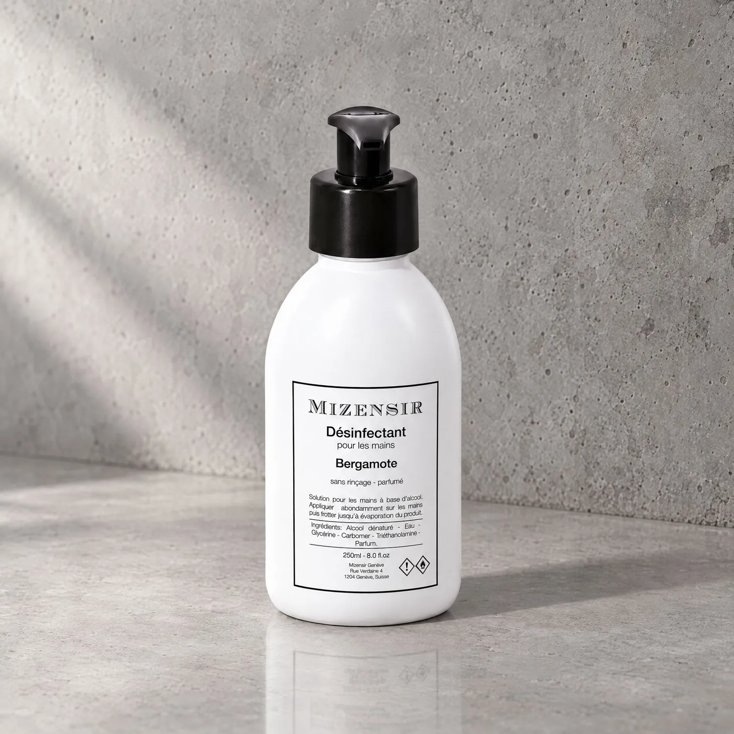 Mizensir Bergamote håndsprit 250 ml citrus