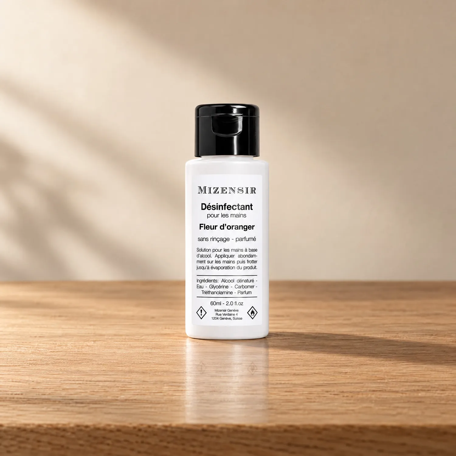 Mizensir Fleur d'Oranger håndgel 60 ml blomst