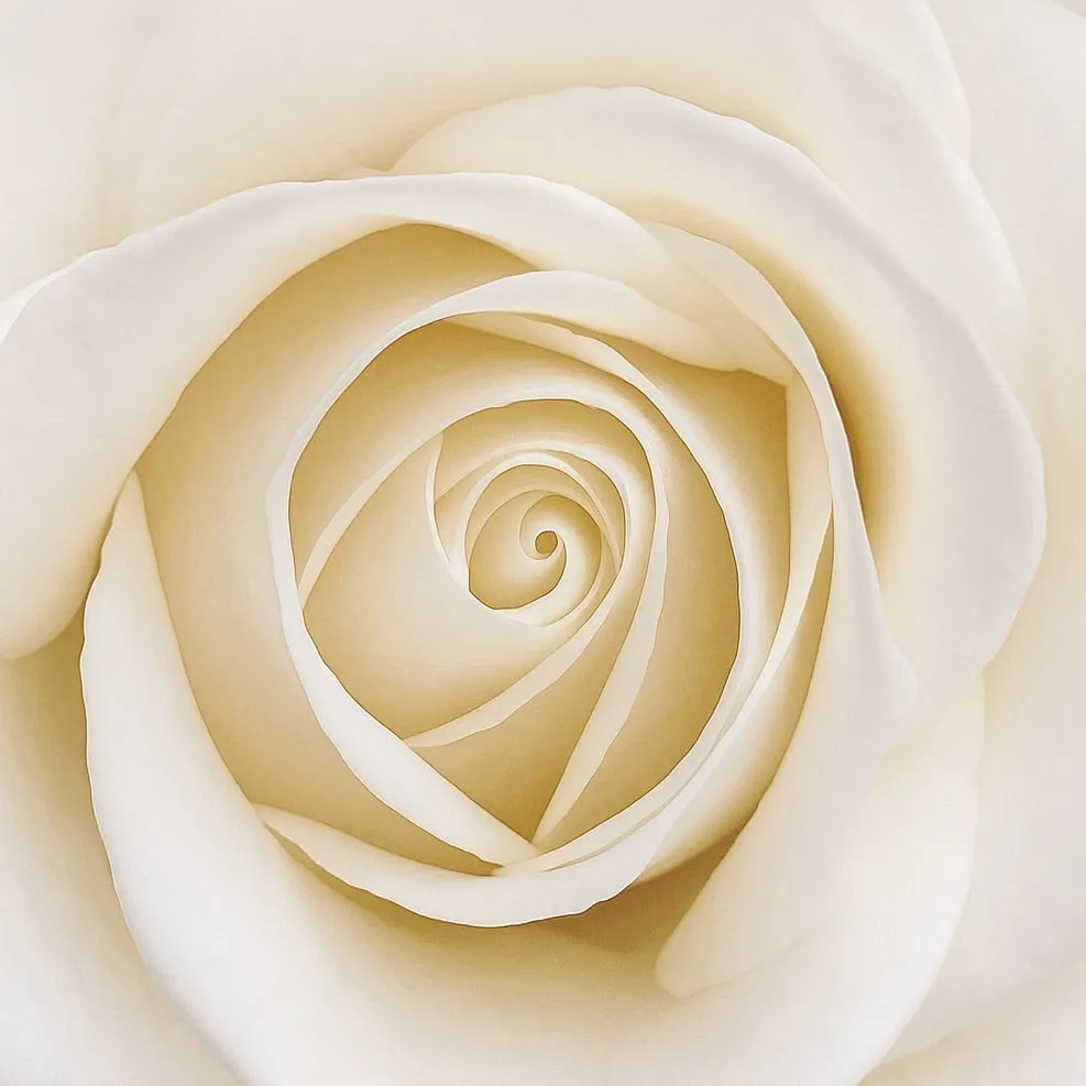 Mizensir Rose Blanche Duftlys 1500 g blomstret