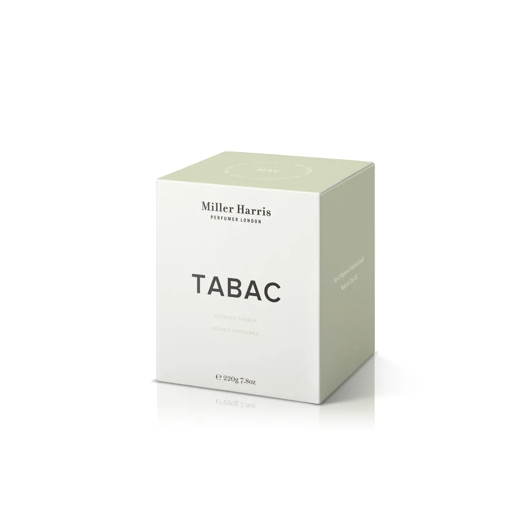 Miller Harris Tabac duftlys 220g tobak træ
