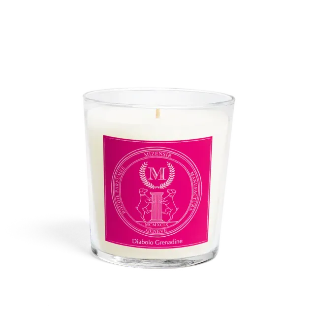 MIZENSIR Diabolo Grenadine duftlys 230g frugtagtig