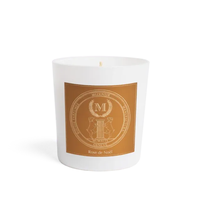 Mizensir Rose de Noël duftlys 230g – blomstret vinterduft