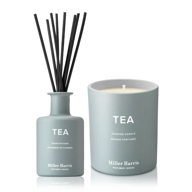 Miller Harris Tea Home Set duftsæt 150ml/220g te
