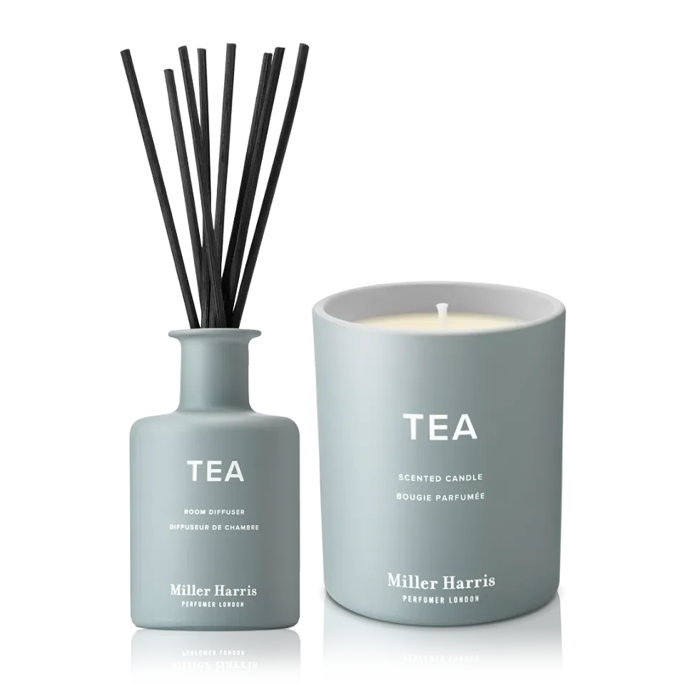 Miller Harris Tea Home Set duftsæt 150ml/220g te