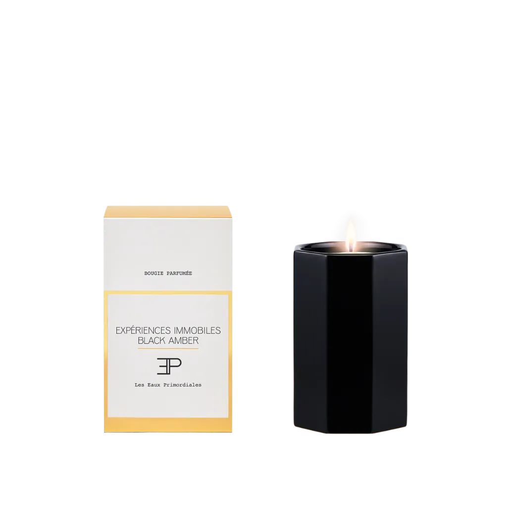 Les Eaux Primordiales Black Amber duftlys 500 g æble