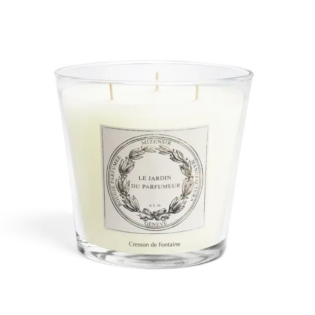 Mizensir Cresson de Fontaine duftlys 1500g grøn