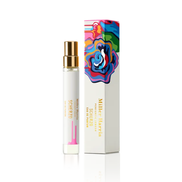Miller Harris Scherzo eau de parfum rejsestørrelse 7,5 ml oud