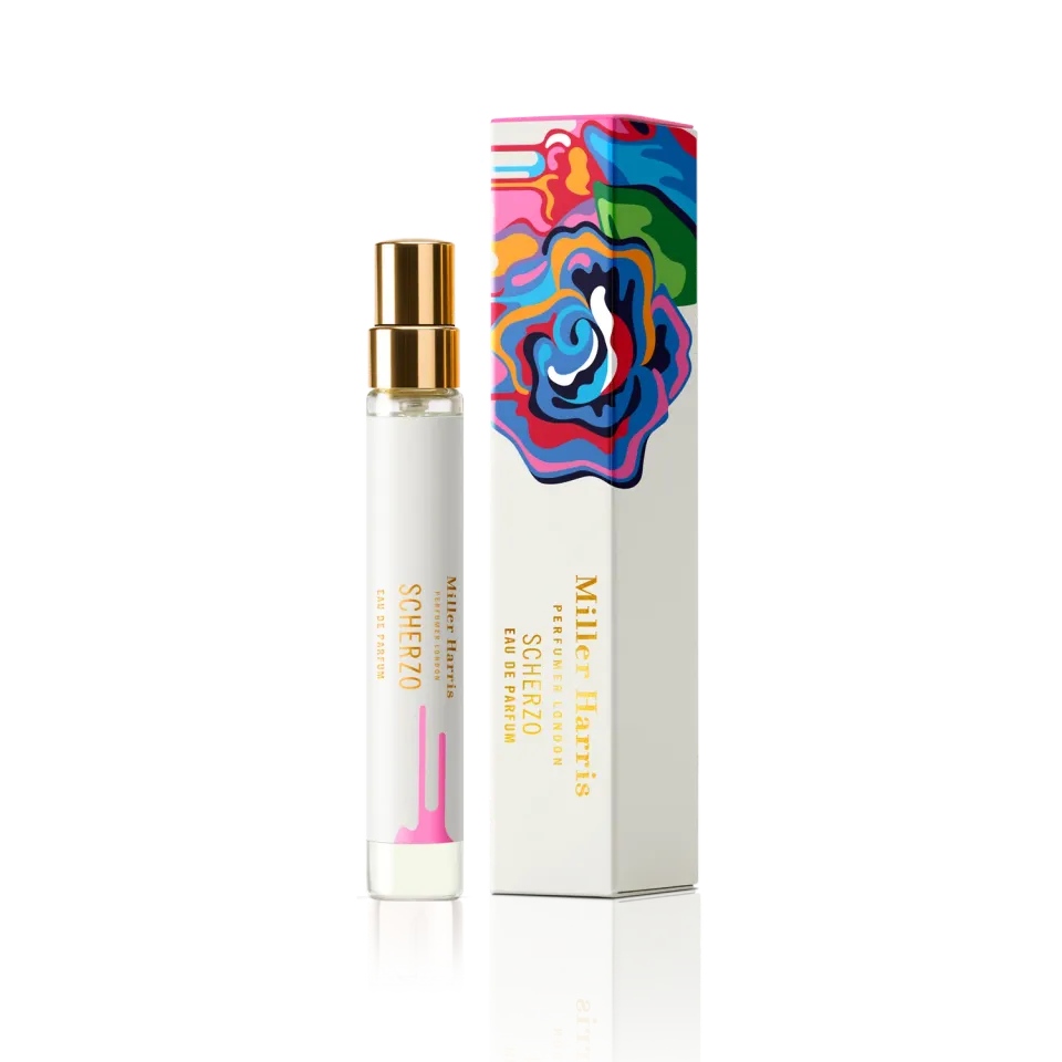 Miller Harris Scherzo eau de parfum rejsestørrelse 7,5 ml oud