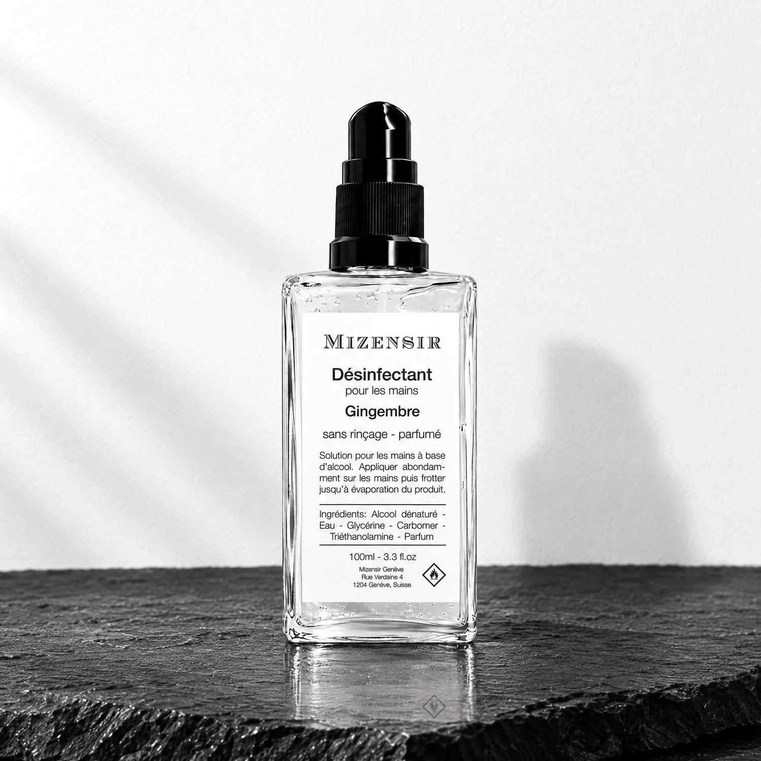 Mizensir Gingembre håndsprit 100 ml ingefær