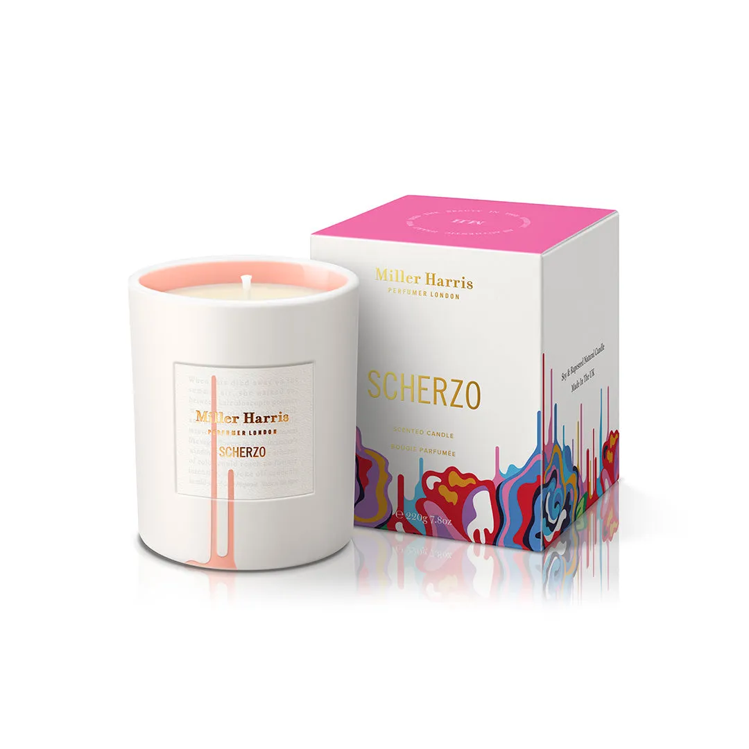 Miller Harris Scherzo duftlys 240g pæon