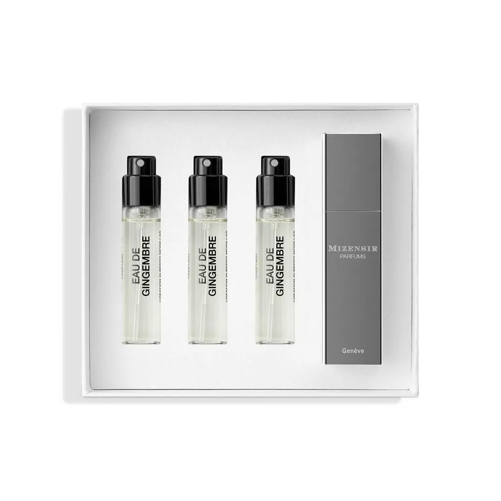 Mizensir Eau de Gingembre rejseetui frisk citrus