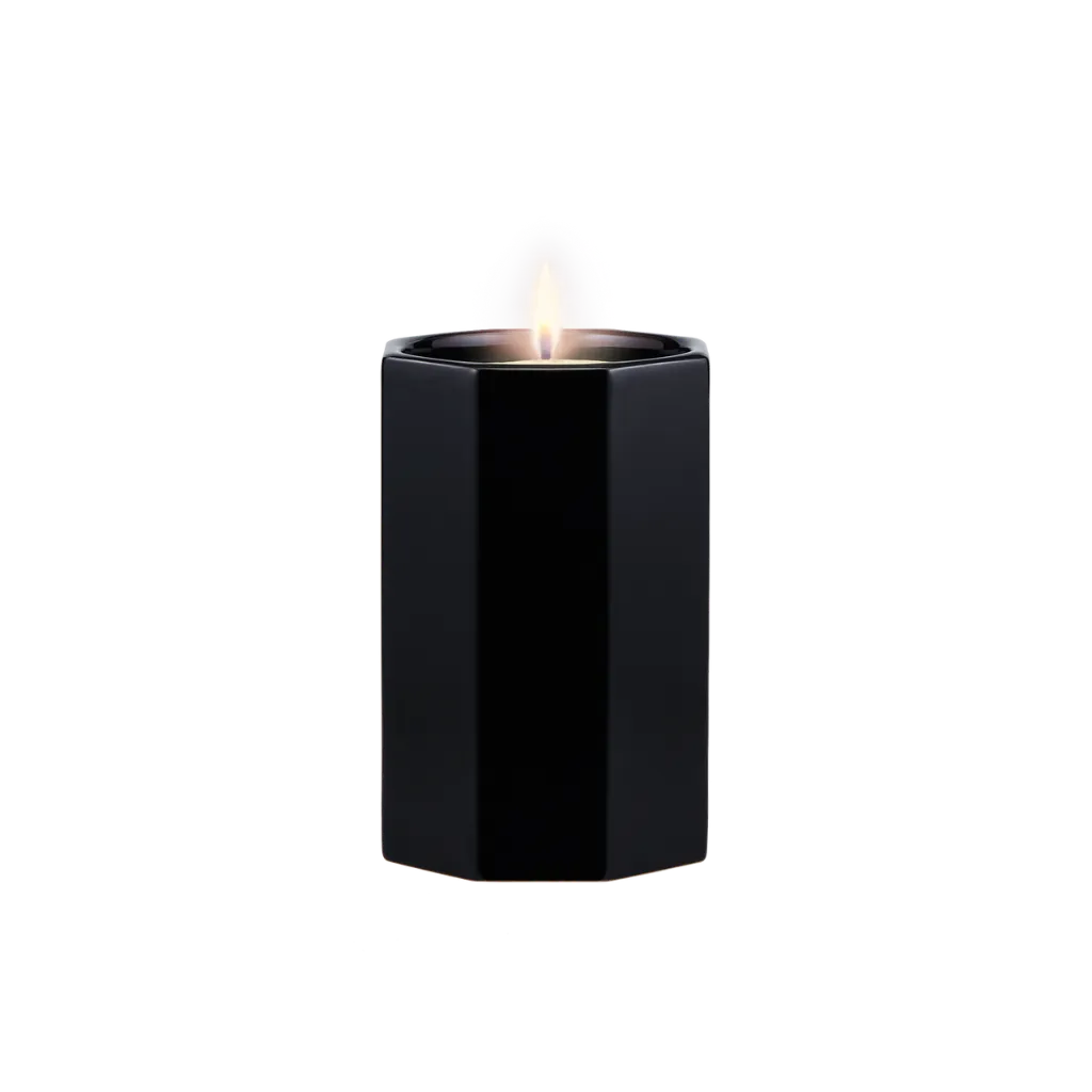 Les Eaux Primordiales Black Amber duftlys 500 g æble