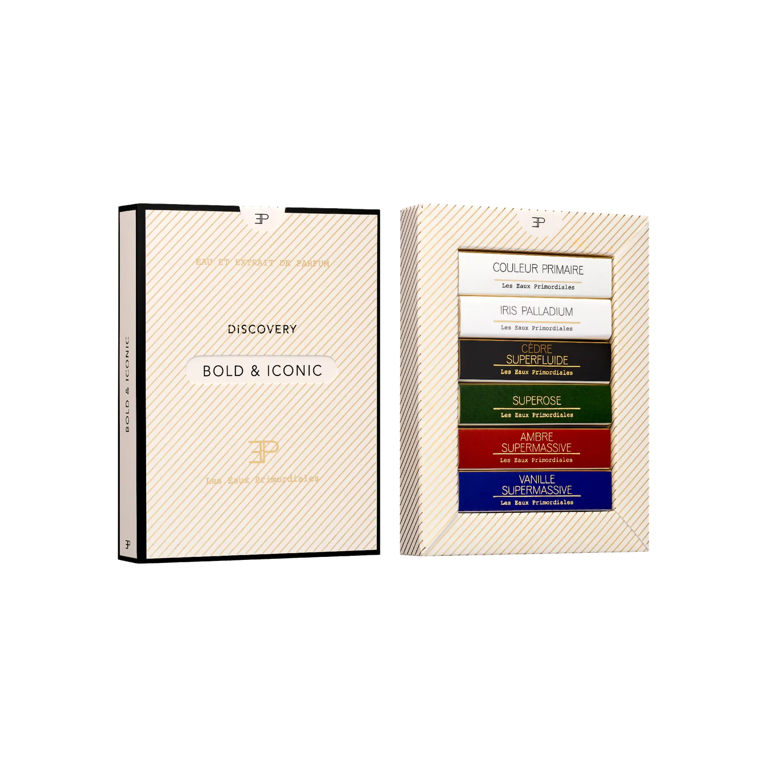 Les Eaux Primordiales Discovery Bold Iconic parfumesæt 9x2,5ml krydret