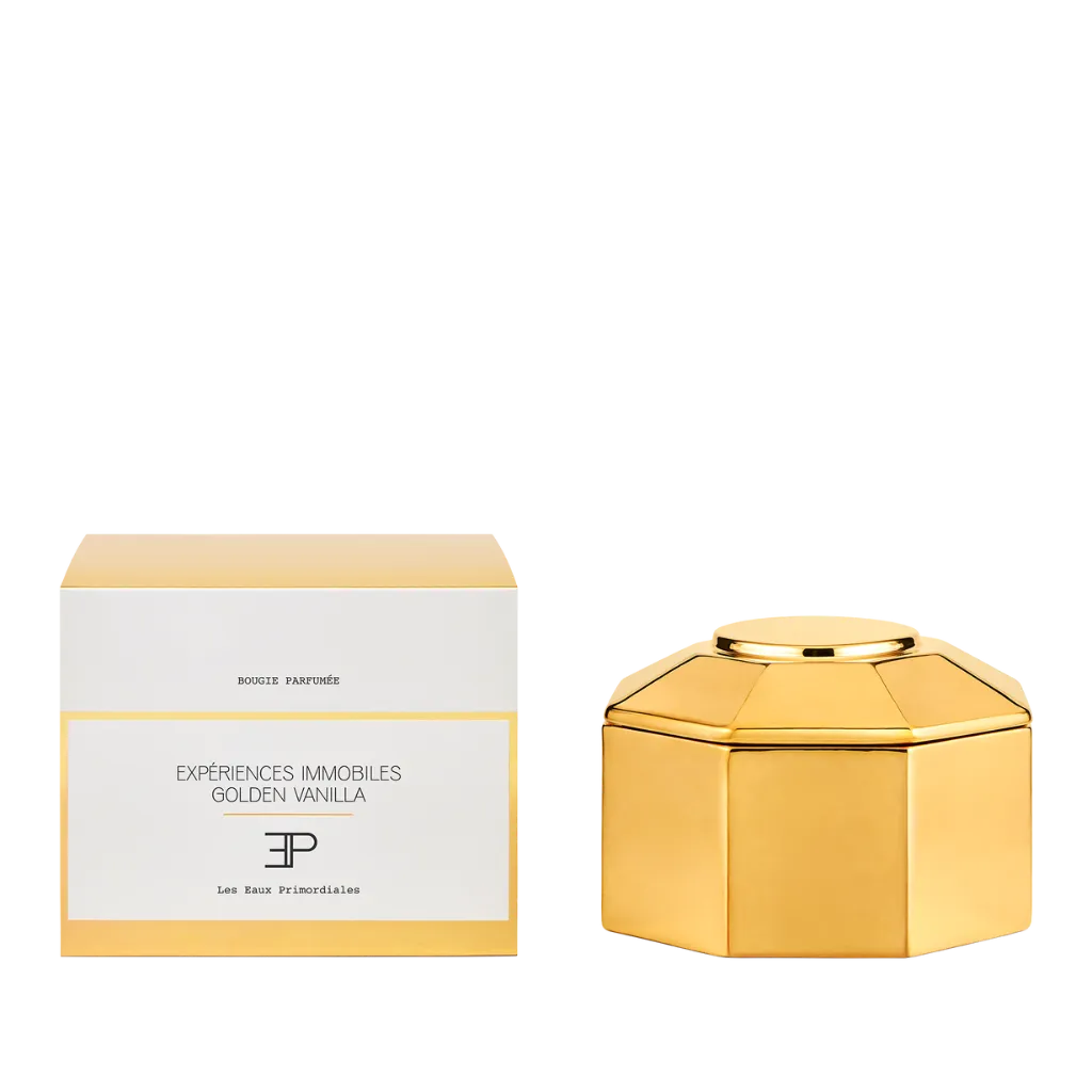 Les Eaux Primordiales Golden Vanilla duftlys 500g vanilje