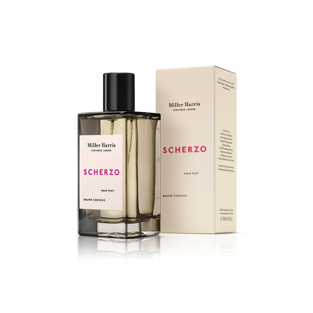 Miller Harris Scherzo hårmist 100ml rose oud